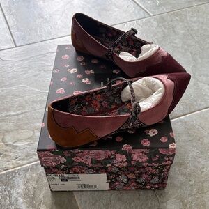 Coach Plum/Mauve Tabitha Simmons Flats